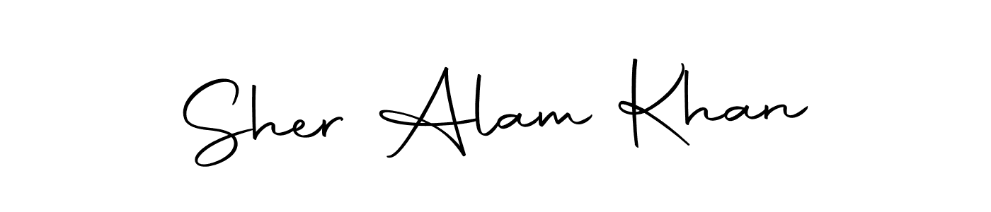 Design your own signature with our free online signature maker. With this signature software, you can create a handwritten (Autography-DOLnW) signature for name Sher Alam Khan. Sher Alam Khan signature style 10 images and pictures png