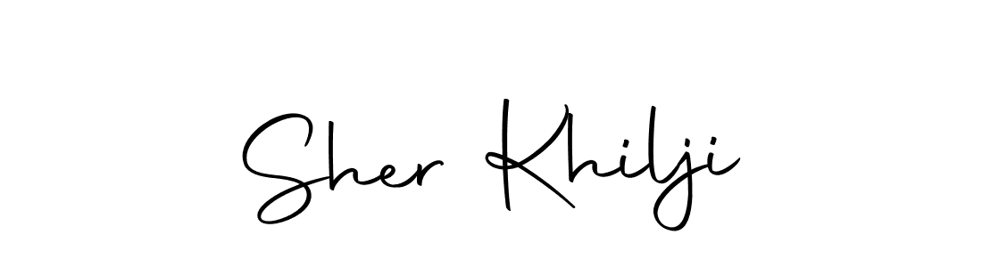 Use a signature maker to create a handwritten signature online. With this signature software, you can design (Autography-DOLnW) your own signature for name Sher Khilji. Sher Khilji signature style 10 images and pictures png