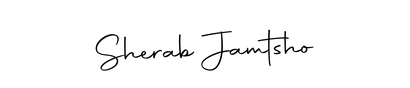 Make a short Sherab Jamtsho signature style. Manage your documents anywhere anytime using Autography-DOLnW. Create and add eSignatures, submit forms, share and send files easily. Sherab Jamtsho signature style 10 images and pictures png