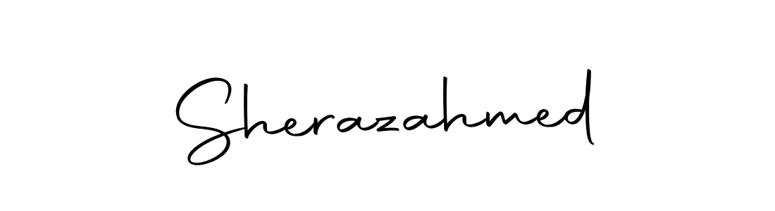 Make a beautiful signature design for name Sherazahmed. With this signature (Autography-DOLnW) style, you can create a handwritten signature for free. Sherazahmed signature style 10 images and pictures png