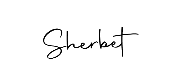 Create a beautiful signature design for name Sherbet. With this signature (Autography-DOLnW) fonts, you can make a handwritten signature for free. Sherbet signature style 10 images and pictures png