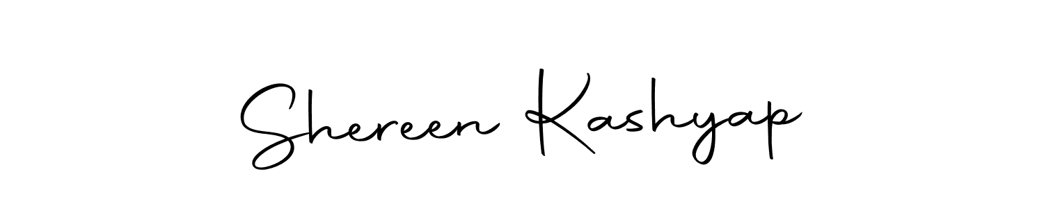 Create a beautiful signature design for name Shereen Kashyap. With this signature (Autography-DOLnW) fonts, you can make a handwritten signature for free. Shereen Kashyap signature style 10 images and pictures png