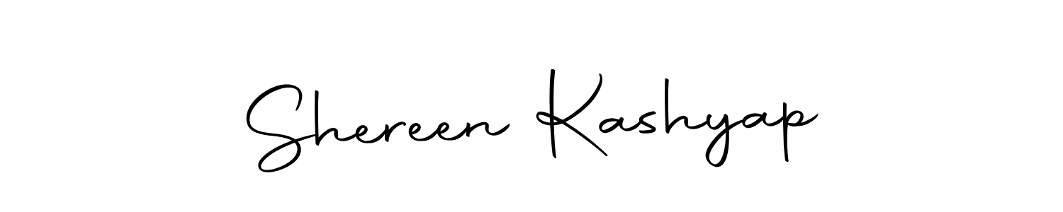 Create a beautiful signature design for name Shereen Kashyap. With this signature (Autography-DOLnW) fonts, you can make a handwritten signature for free. Shereen Kashyap signature style 10 images and pictures png