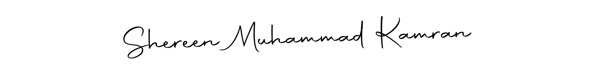 Make a short Shereen Muhammad Kamran signature style. Manage your documents anywhere anytime using Autography-DOLnW. Create and add eSignatures, submit forms, share and send files easily. Shereen Muhammad Kamran signature style 10 images and pictures png