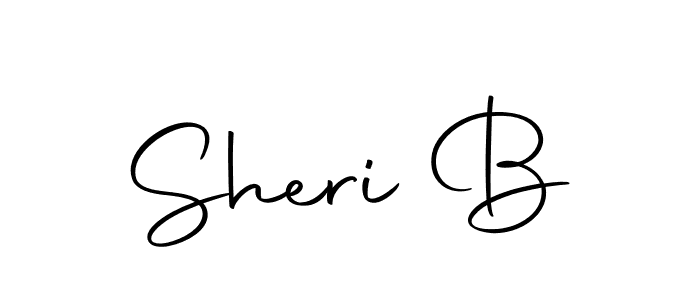 Make a beautiful signature design for name Sheri B. Use this online signature maker to create a handwritten signature for free. Sheri B signature style 10 images and pictures png