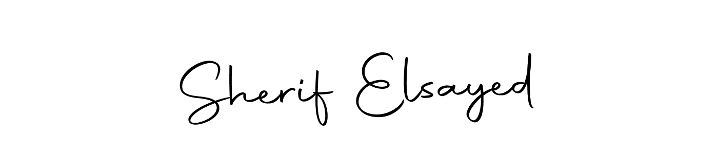 Design your own signature with our free online signature maker. With this signature software, you can create a handwritten (Autography-DOLnW) signature for name Sherif Elsayed. Sherif Elsayed signature style 10 images and pictures png