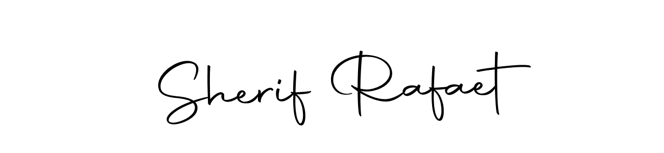 Create a beautiful signature design for name Sherif Rafaet. With this signature (Autography-DOLnW) fonts, you can make a handwritten signature for free. Sherif Rafaet signature style 10 images and pictures png