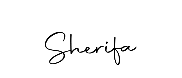 You should practise on your own different ways (Autography-DOLnW) to write your name (Sherifa) in signature. don't let someone else do it for you. Sherifa signature style 10 images and pictures png