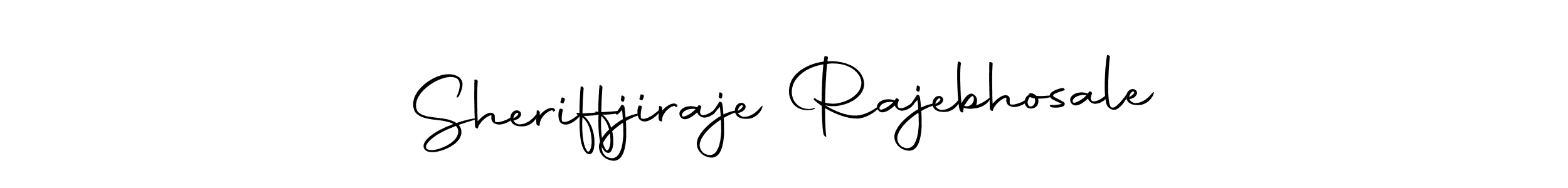 You should practise on your own different ways (Autography-DOLnW) to write your name (Sheriffjiraje Rajebhosale) in signature. don't let someone else do it for you. Sheriffjiraje Rajebhosale signature style 10 images and pictures png