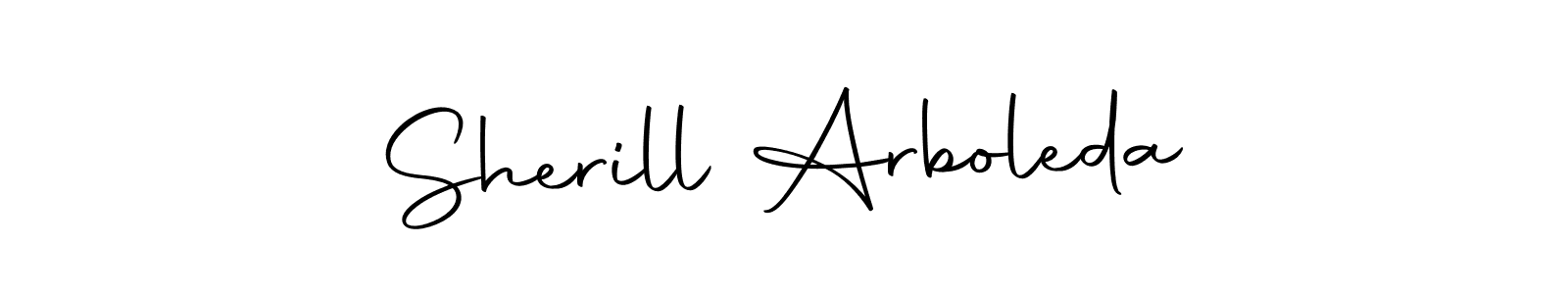 Also we have Sherill Arboleda name is the best signature style. Create professional handwritten signature collection using Autography-DOLnW autograph style. Sherill Arboleda signature style 10 images and pictures png