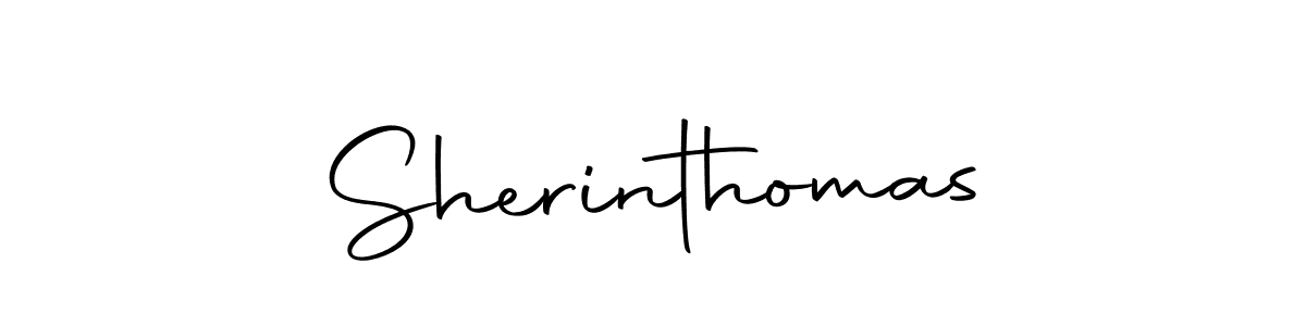 Create a beautiful signature design for name Sherinthomas. With this signature (Autography-DOLnW) fonts, you can make a handwritten signature for free. Sherinthomas signature style 10 images and pictures png