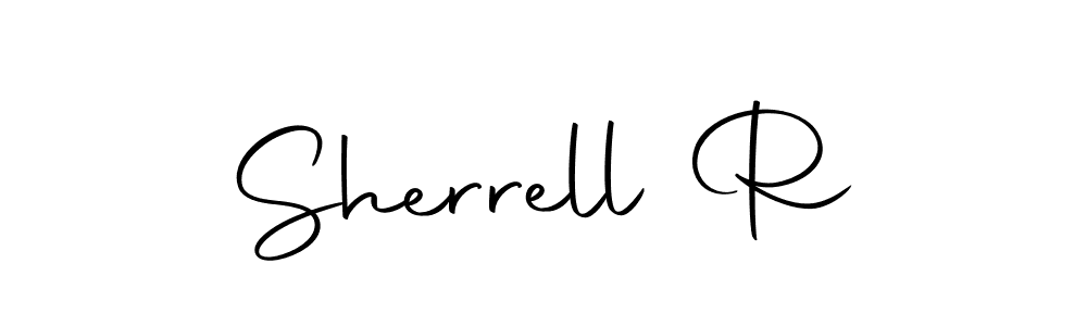 Similarly Autography-DOLnW is the best handwritten signature design. Signature creator online .You can use it as an online autograph creator for name Sherrell R. Sherrell R signature style 10 images and pictures png