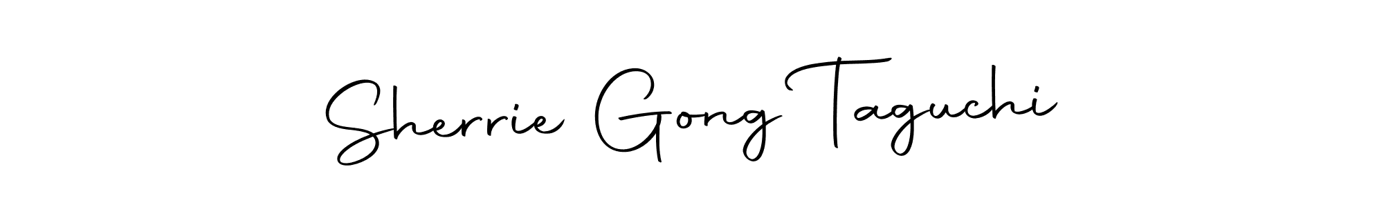 This is the best signature style for the Sherrie Gong Taguchi name. Also you like these signature font (Autography-DOLnW). Mix name signature. Sherrie Gong Taguchi signature style 10 images and pictures png