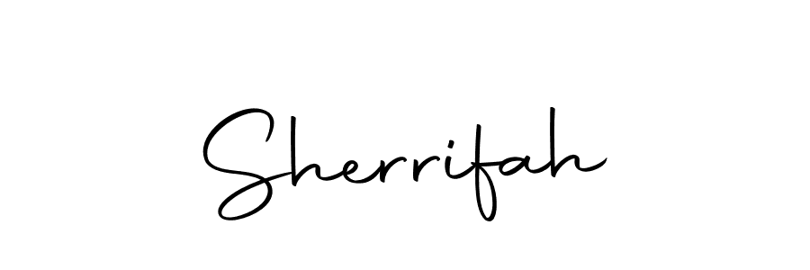 Also we have Sherrifah name is the best signature style. Create professional handwritten signature collection using Autography-DOLnW autograph style. Sherrifah signature style 10 images and pictures png