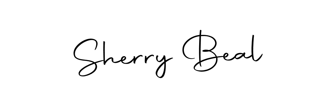 How to make Sherry Beal name signature. Use Autography-DOLnW style for creating short signs online. This is the latest handwritten sign. Sherry Beal signature style 10 images and pictures png