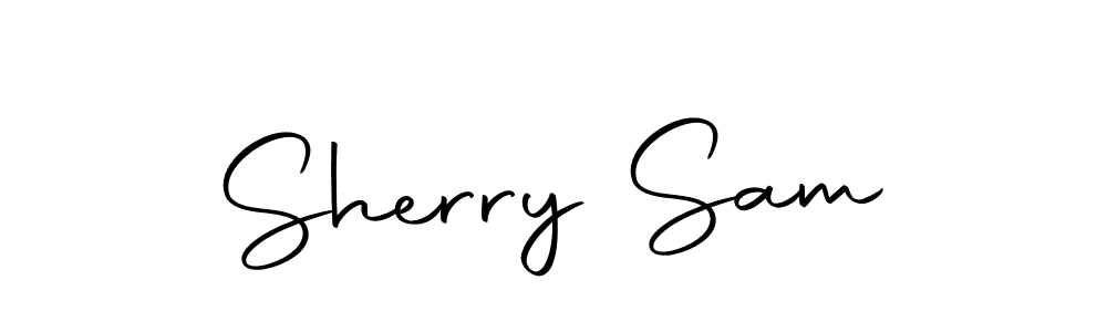 How to make Sherry Sam signature? Autography-DOLnW is a professional autograph style. Create handwritten signature for Sherry Sam name. Sherry Sam signature style 10 images and pictures png
