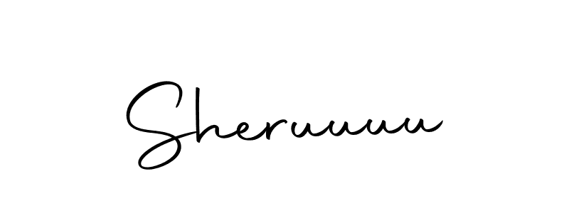 Make a beautiful signature design for name Sheruuuu. Use this online signature maker to create a handwritten signature for free. Sheruuuu signature style 10 images and pictures png