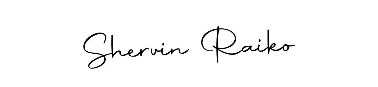 How to make Shervin Raiko signature? Autography-DOLnW is a professional autograph style. Create handwritten signature for Shervin Raiko name. Shervin Raiko signature style 10 images and pictures png