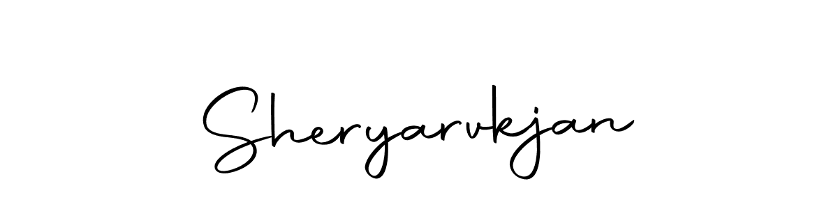 This is the best signature style for the Sheryarvkjan name. Also you like these signature font (Autography-DOLnW). Mix name signature. Sheryarvkjan signature style 10 images and pictures png