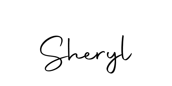 Design your own signature with our free online signature maker. With this signature software, you can create a handwritten (Autography-DOLnW) signature for name Sheryl. Sheryl signature style 10 images and pictures png