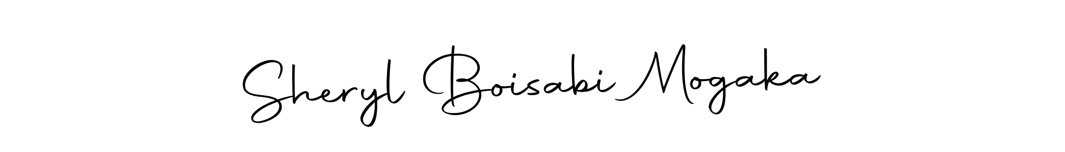 Also we have Sheryl Boisabi Mogaka name is the best signature style. Create professional handwritten signature collection using Autography-DOLnW autograph style. Sheryl Boisabi Mogaka signature style 10 images and pictures png