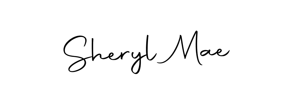 Use a signature maker to create a handwritten signature online. With this signature software, you can design (Autography-DOLnW) your own signature for name Sheryl Mae. Sheryl Mae signature style 10 images and pictures png