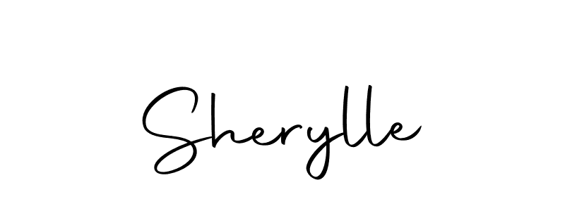 You should practise on your own different ways (Autography-DOLnW) to write your name (Sherylle) in signature. don't let someone else do it for you. Sherylle signature style 10 images and pictures png