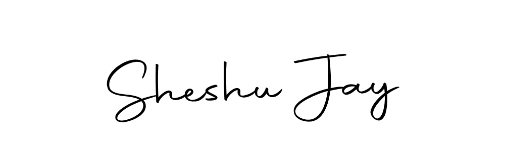 Use a signature maker to create a handwritten signature online. With this signature software, you can design (Autography-DOLnW) your own signature for name Sheshu Jay. Sheshu Jay signature style 10 images and pictures png