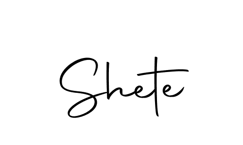 Make a beautiful signature design for name Shete. With this signature (Autography-DOLnW) style, you can create a handwritten signature for free. Shete signature style 10 images and pictures png
