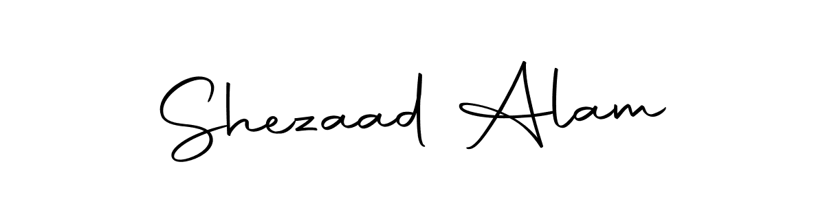 Use a signature maker to create a handwritten signature online. With this signature software, you can design (Autography-DOLnW) your own signature for name Shezaad Alam. Shezaad Alam signature style 10 images and pictures png