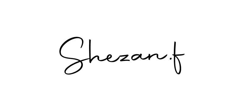 Make a beautiful signature design for name Shezan.f. Use this online signature maker to create a handwritten signature for free. Shezan.f signature style 10 images and pictures png