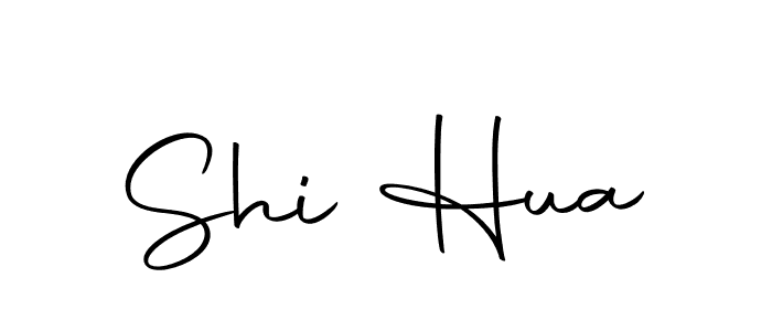 You should practise on your own different ways (Autography-DOLnW) to write your name (Shi Hua) in signature. don't let someone else do it for you. Shi Hua signature style 10 images and pictures png