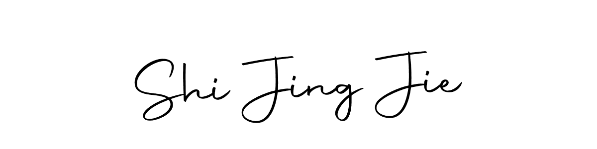 Use a signature maker to create a handwritten signature online. With this signature software, you can design (Autography-DOLnW) your own signature for name Shi Jing Jie. Shi Jing Jie signature style 10 images and pictures png