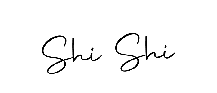 You should practise on your own different ways (Autography-DOLnW) to write your name (Shi Shi) in signature. don't let someone else do it for you. Shi Shi signature style 10 images and pictures png
