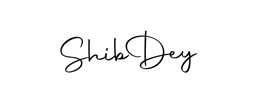 Use a signature maker to create a handwritten signature online. With this signature software, you can design (Autography-DOLnW) your own signature for name Shib  Dey. Shib  Dey signature style 10 images and pictures png