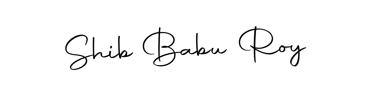 Similarly Autography-DOLnW is the best handwritten signature design. Signature creator online .You can use it as an online autograph creator for name Shib Babu Roy. Shib Babu Roy signature style 10 images and pictures png