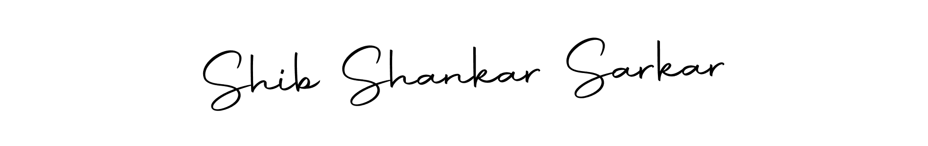 How to make Shib Shankar Sarkar name signature. Use Autography-DOLnW style for creating short signs online. This is the latest handwritten sign. Shib Shankar Sarkar signature style 10 images and pictures png