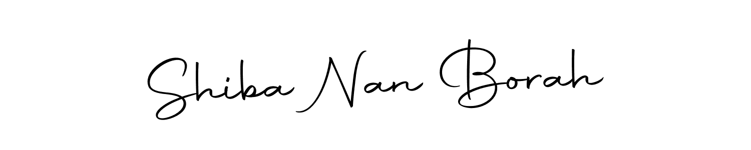 Make a beautiful signature design for name Shiba Nan Borah. Use this online signature maker to create a handwritten signature for free. Shiba Nan Borah signature style 10 images and pictures png