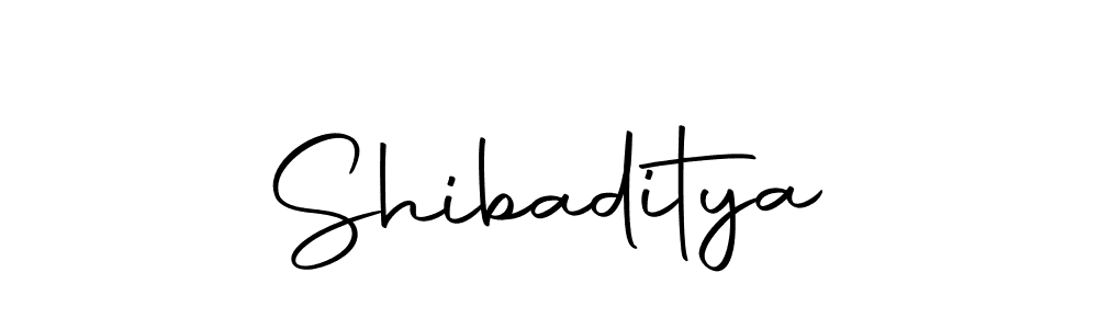 Use a signature maker to create a handwritten signature online. With this signature software, you can design (Autography-DOLnW) your own signature for name Shibaditya. Shibaditya signature style 10 images and pictures png