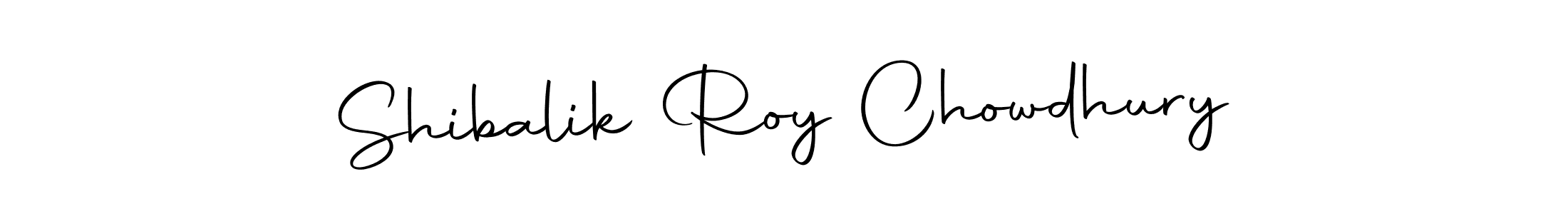 Make a beautiful signature design for name Shibalik Roy Chowdhury. With this signature (Autography-DOLnW) style, you can create a handwritten signature for free. Shibalik Roy Chowdhury signature style 10 images and pictures png