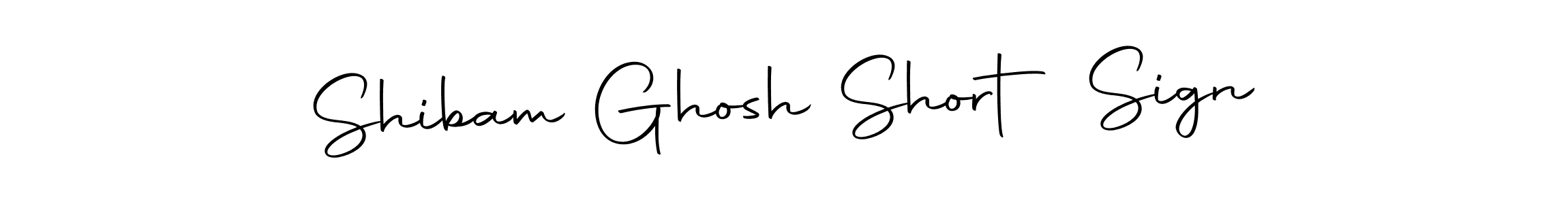 Make a beautiful signature design for name Shibam Ghosh Short Sign. Use this online signature maker to create a handwritten signature for free. Shibam Ghosh Short Sign signature style 10 images and pictures png