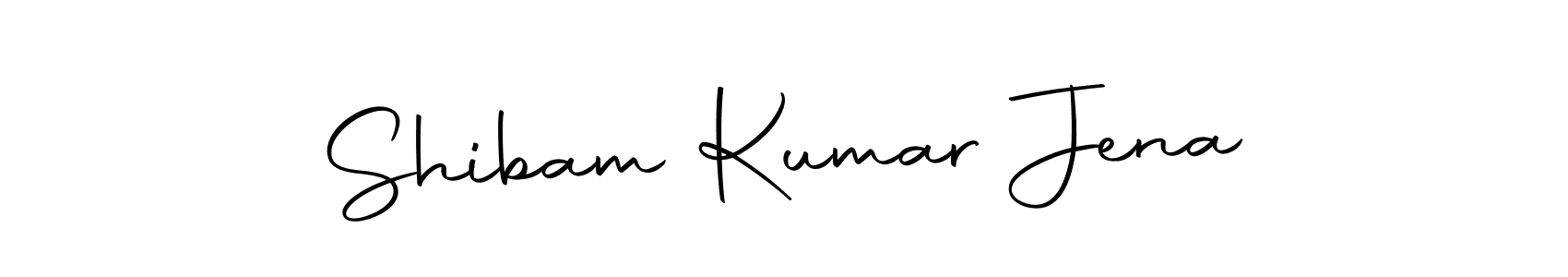 Design your own signature with our free online signature maker. With this signature software, you can create a handwritten (Autography-DOLnW) signature for name Shibam Kumar Jena. Shibam Kumar Jena signature style 10 images and pictures png