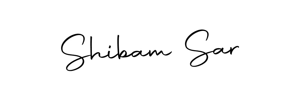 Design your own signature with our free online signature maker. With this signature software, you can create a handwritten (Autography-DOLnW) signature for name Shibam Sar. Shibam Sar signature style 10 images and pictures png