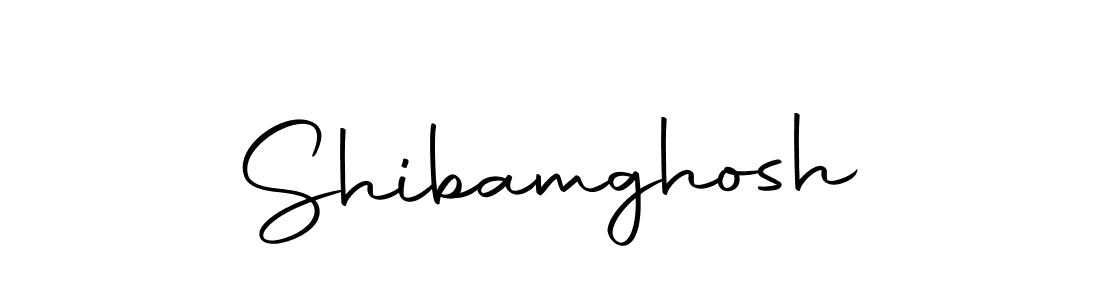 Create a beautiful signature design for name Shibamghosh. With this signature (Autography-DOLnW) fonts, you can make a handwritten signature for free. Shibamghosh signature style 10 images and pictures png