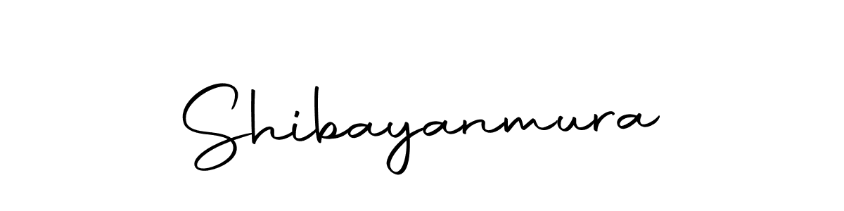 How to make Shibayanmura signature? Autography-DOLnW is a professional autograph style. Create handwritten signature for Shibayanmura name. Shibayanmura signature style 10 images and pictures png