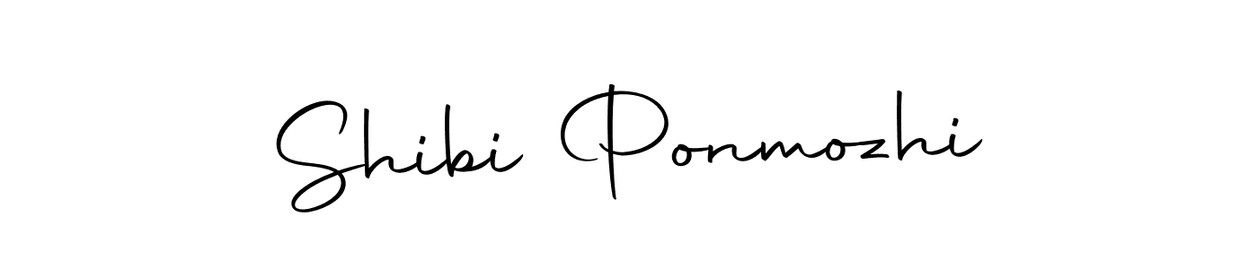 Use a signature maker to create a handwritten signature online. With this signature software, you can design (Autography-DOLnW) your own signature for name Shibi Ponmozhi. Shibi Ponmozhi signature style 10 images and pictures png