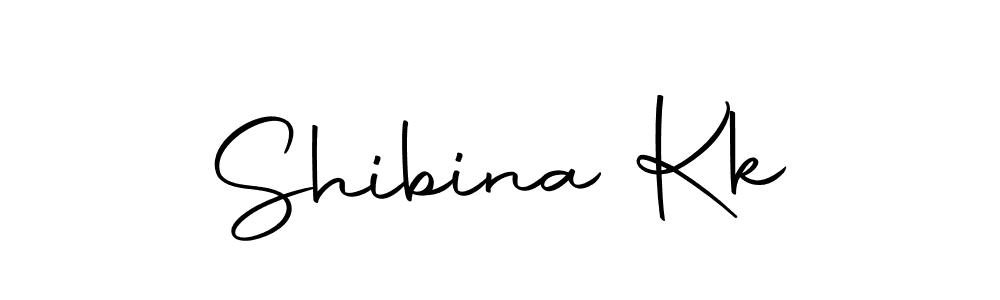 Use a signature maker to create a handwritten signature online. With this signature software, you can design (Autography-DOLnW) your own signature for name Shibina Kk. Shibina Kk signature style 10 images and pictures png
