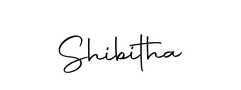 How to make Shibitha signature? Autography-DOLnW is a professional autograph style. Create handwritten signature for Shibitha name. Shibitha signature style 10 images and pictures png