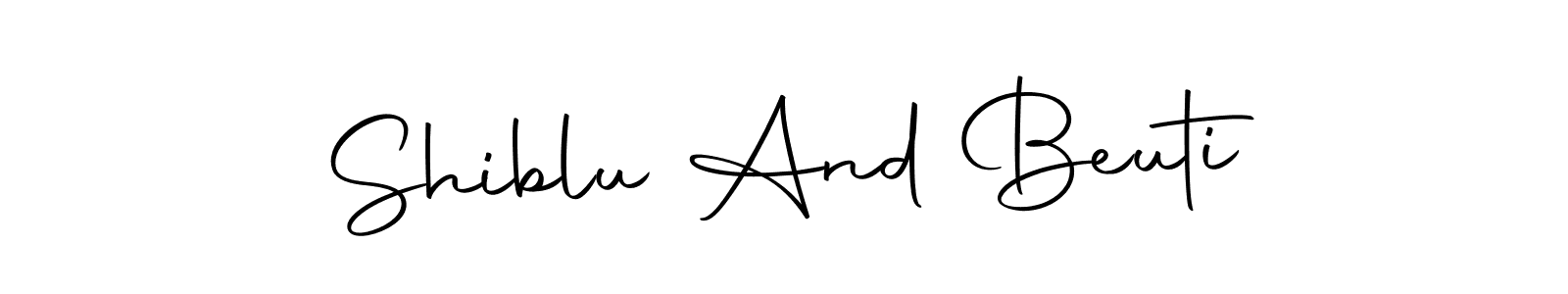 Autography-DOLnW is a professional signature style that is perfect for those who want to add a touch of class to their signature. It is also a great choice for those who want to make their signature more unique. Get Shiblu And Beuti name to fancy signature for free. Shiblu And Beuti signature style 10 images and pictures png
