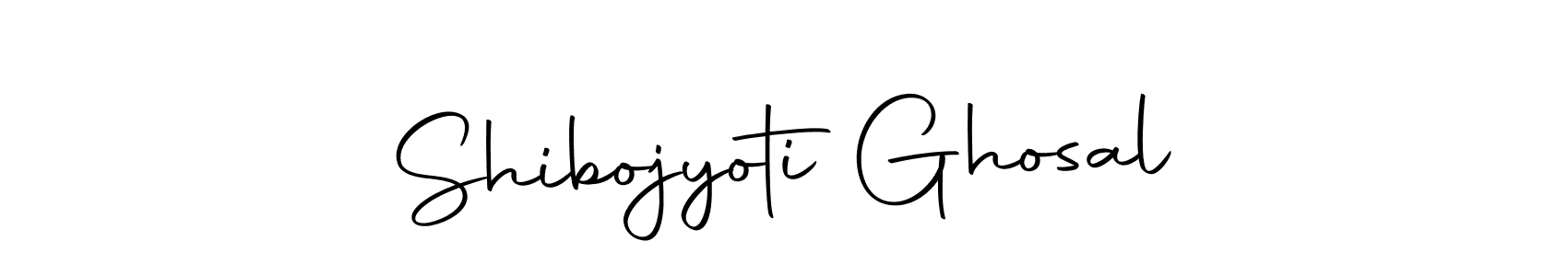 How to make Shibojyoti Ghosal name signature. Use Autography-DOLnW style for creating short signs online. This is the latest handwritten sign. Shibojyoti Ghosal signature style 10 images and pictures png